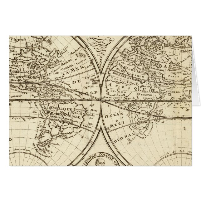 世界地図4 (正面横)