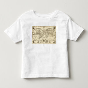 世界地図4 トドラーTシャツ