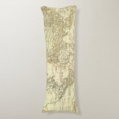 世界地図5 ボディピロー (正面縦)