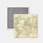 世界地図5 マグネット (正面/裏面)
