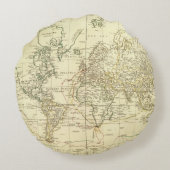世界地図5 ラウンドクッション (裏面)