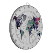 世界地図6 ダーツボード (正面左)