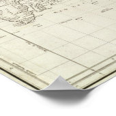 世界地図6 ポスター (角)