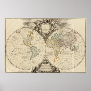 世界地図7 ポスター