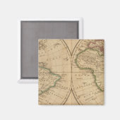 世界地図7 マグネット (正面/裏面)