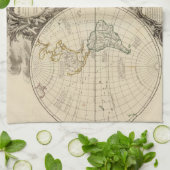 世界地図8 キッチンタオル (折り畳み)