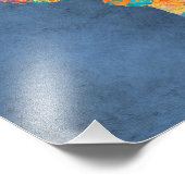 世界地図8 フォトプリント            (角)