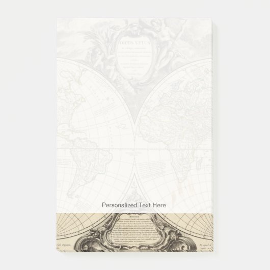 世界地図8 ポストイット (正面)