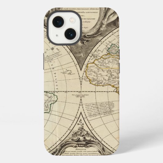 世界地図8 iPhoneケース (裏面)