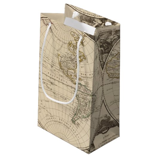 世界地図9 スモールペーパーバッグ (裏面アングル)