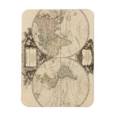 世界地図9 マグネット (縦)