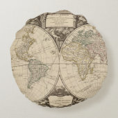 世界地図9 ラウンドクッション (裏面)