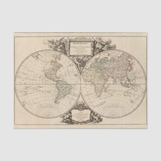 世界地図9 薄葉紙 (正面)