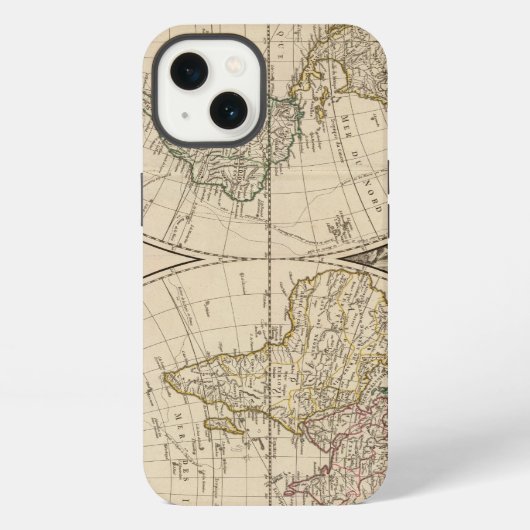 世界地図9 iPhoneケース (裏面)
