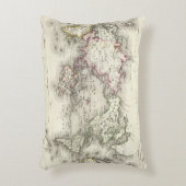 世界地図 アクセントクッション (正面(垂直))