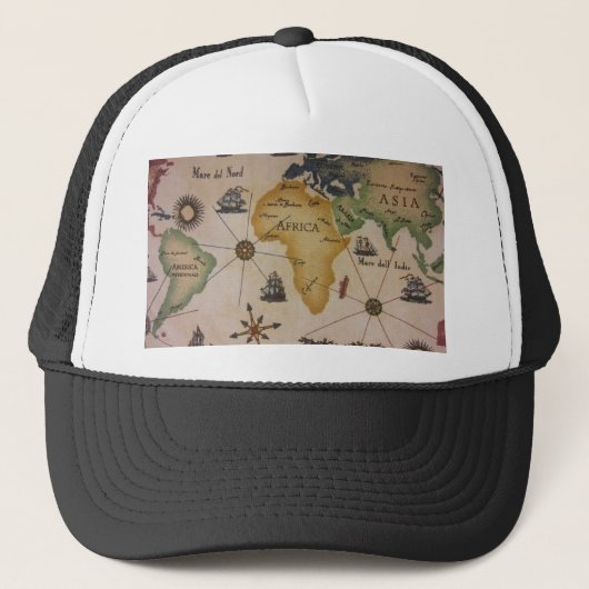 世界地図 – アフリカ キャップ (正面)
