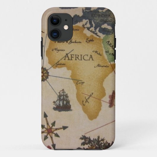 世界地図 – アフリカ Case-Mate iPhoneケース (裏面)