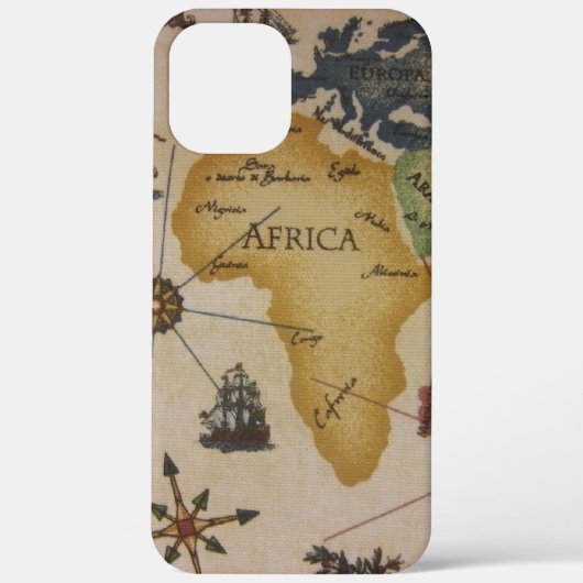 世界地図 – アフリカCase-Mate iPhone Case Case-Mate iPhoneケース (裏面)