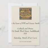 世界地図 アンティーク オルテリウス ヨーロッパ 旅行 招待状 (裏面)