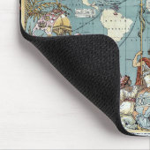 世界地図 – イギリス帝国–1886 マウスパッド (コーナー)