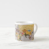 世界地図 エスプレッソカップ (正面右)