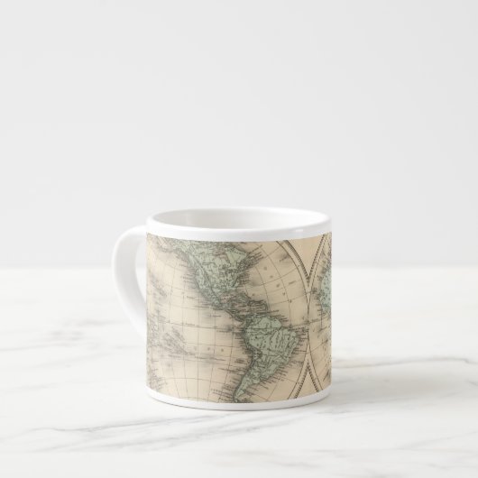 世界地図 エスプレッソカップ (正面左)