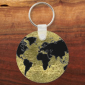 世界地図 キーホルダー (正面)