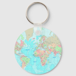 世界地図 キーホルダー