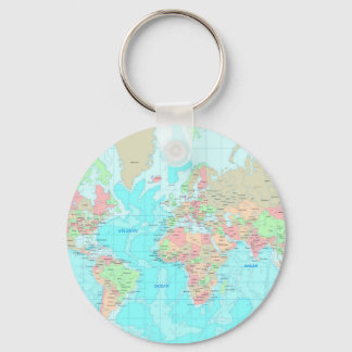 世界地図 キーホルダー