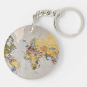 世界地図 キーホルダー (裏面)