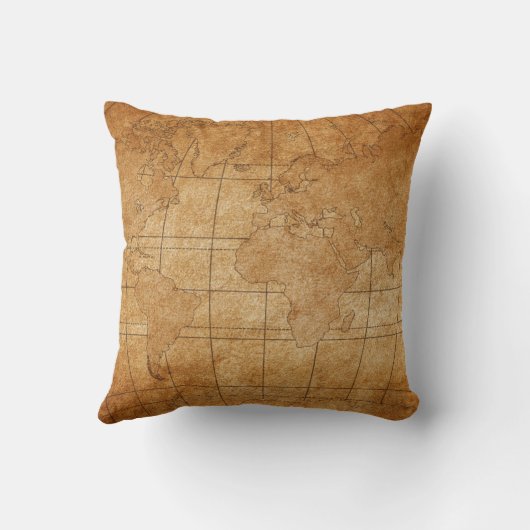 世界地図 クッション (裏面)