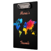 世界地図 クリップボード (左)