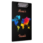 世界地図 クリップボード (右)