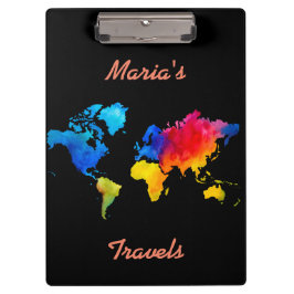 世界地図 クリップボード