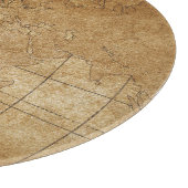 世界地図:グローバル探査ガイド カッティングボード (角)