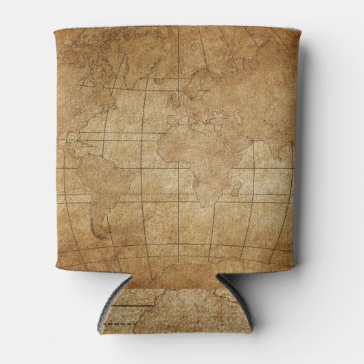 世界地図:グローバル探査ガイド 缶クーラー (正面)