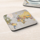 世界地図 コースター (左側)