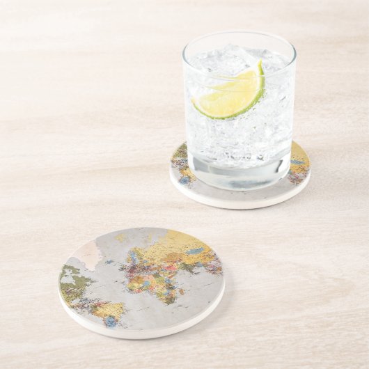 世界地図 コースター (側面)