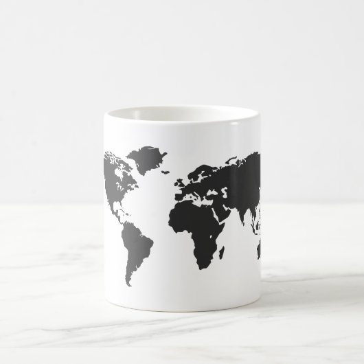 世界地図 コーヒーマグカップ (中央)
