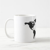 世界地図 コーヒーマグカップ (左)