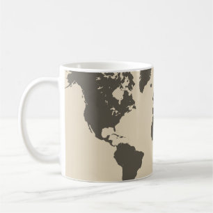 世界地図 コーヒーマグカップ
