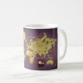 世界地図 コーヒーマグカップ (正面右)