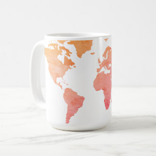 世界地図 コーヒーマグカップ
