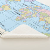 世界地図 シェルパブランケット (3/4)