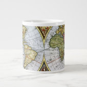 世界地図 ジャンボコーヒーマグカップ (正面)