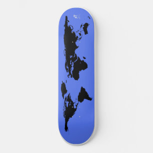 世界地図 スケートボード