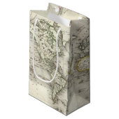 世界地図 スモールペーパーバッグ (正面アングル)