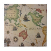 世界地図 タイル (正面)