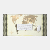世界地図 デスクマット (キーボード&マウス)