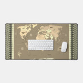 世界地図 デスクマット (キーボード&マウス)